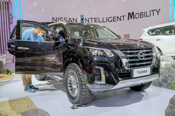 Tangerang Indonesien August 2022 Nissan Terra Auf Der Gaikindo Indonesia — Stockfoto