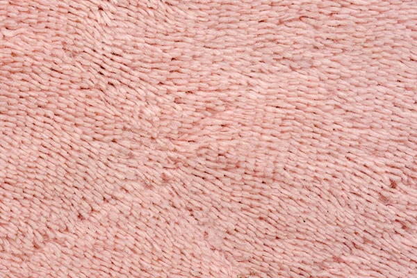Macro Puha Textil Közelkép Rövid Halom Rózsaszín Szőnyeg Szőtt Bolyhos — Stock Fotó