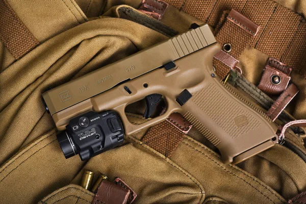 Bangkok Thailand Квітня 2022 Glock 19X Model Streamlight Trl8 Tactical — стокове фото