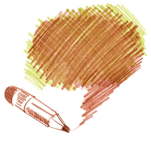 Pencil shading — Stock Photo, Image