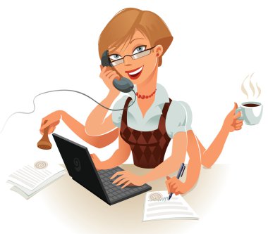 Business-lady clipart
