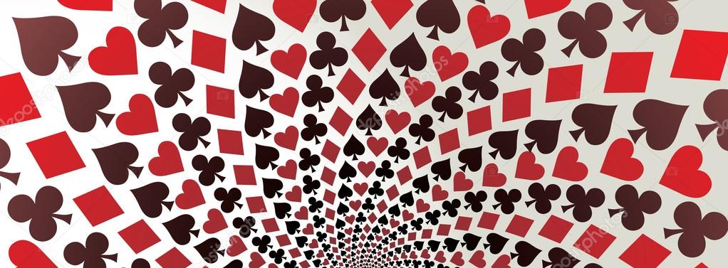 Playing cards. Panorama Royalty Free Stock Vectors