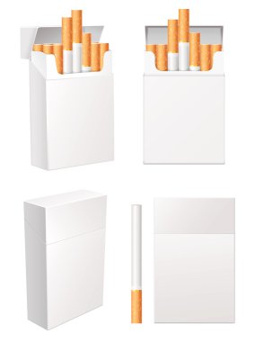 koleksiyon boş sigara paketi