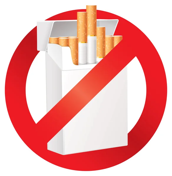 No smoking — Stock Vector