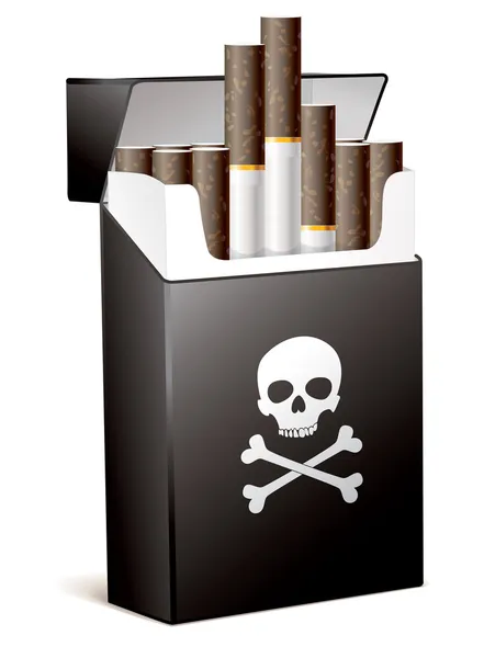喫煙は健康に悪い — ストックベクタ