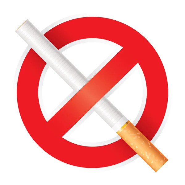 No smoking — Stock Vector