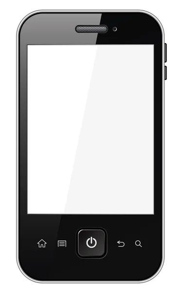 Chytrý telefon s prázdnou obrazovkou — Stockový vektor