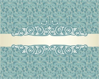 Vintage damask arka plan karede