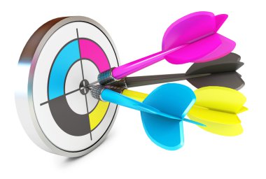 doğrudan Bullseye isabet Dart