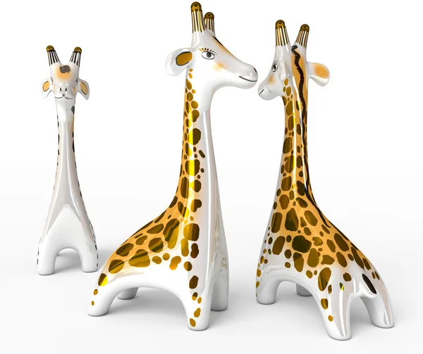 Ceramic giraffe figurine — Stock Photo, Image