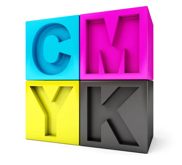 CMYK-konceptet — Stockfoto