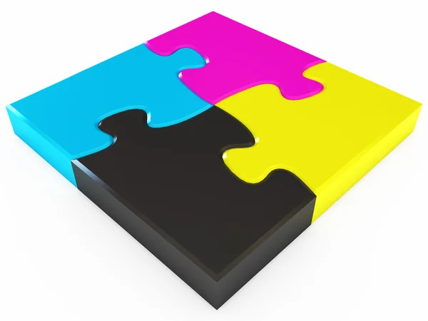 CMYK concept — Stock Photo, Image