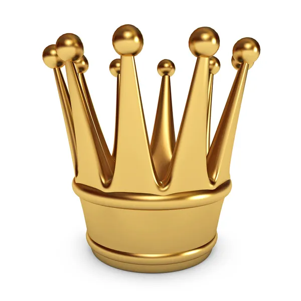 Gold royal crown — Stock Photo, Image