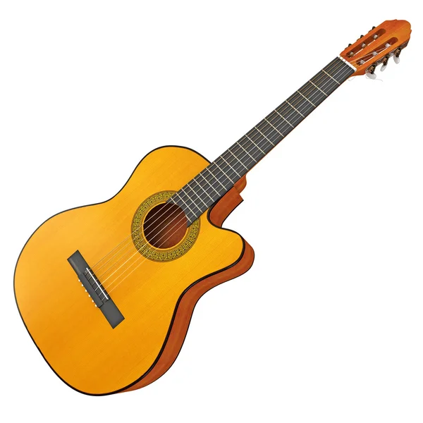 Classical acoustic guitar — Stock Photo, Image