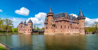 Haar Utrecht Kalesi, Hollanda 'nın Kasteel de Haar Kalesi manzarası Utrecht Hollanda' da yer almaktadır.