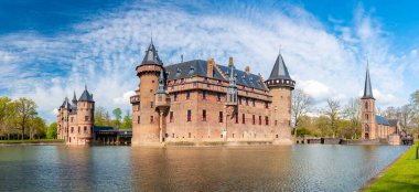 Haar Utrecht Kalesi, Hollanda 'nın Kasteel de Haar Kalesi manzarası Utrecht Hollanda' da yer almaktadır.