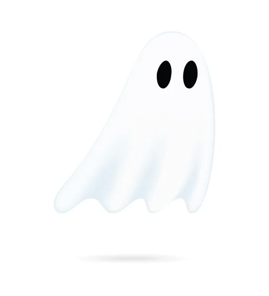 Desenhos animados fantasmas ilustrados — Vetor de Stock