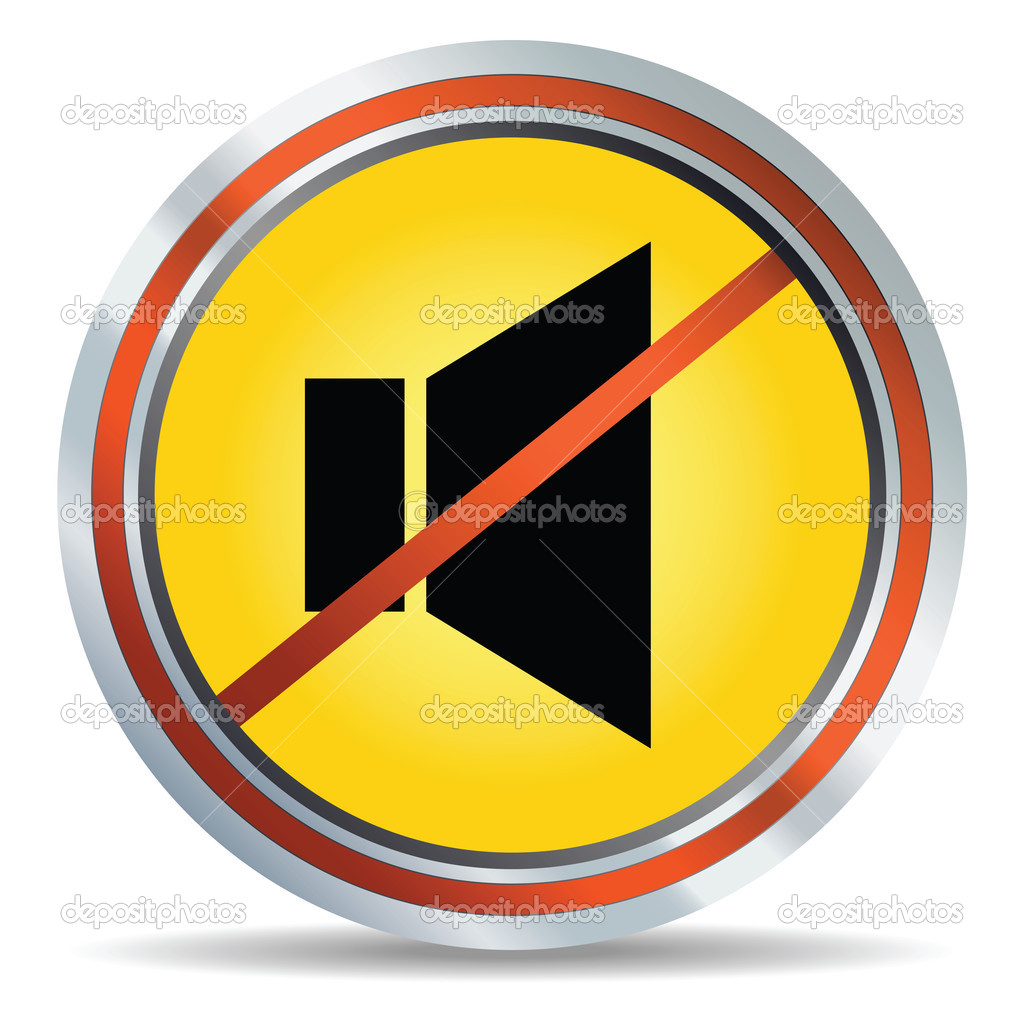 3d vector glossy speaker web icon design element