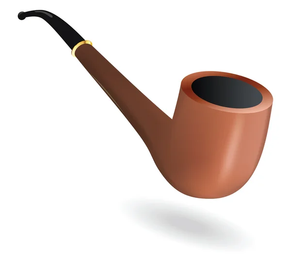 Cachimbo de tabaco. Vetor —  Vetores de Stock