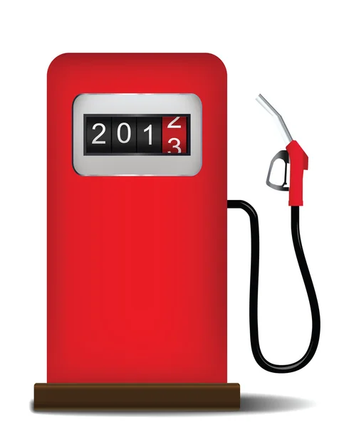 benzin istasyonunda pompa yakıt meme ile