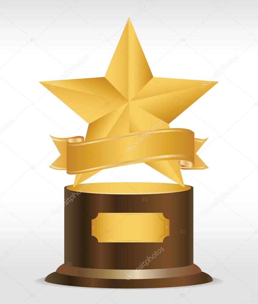 Gold star award