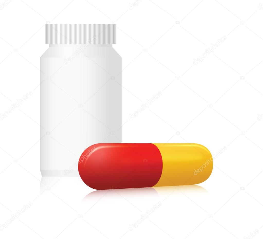 Pill bottle and capsule