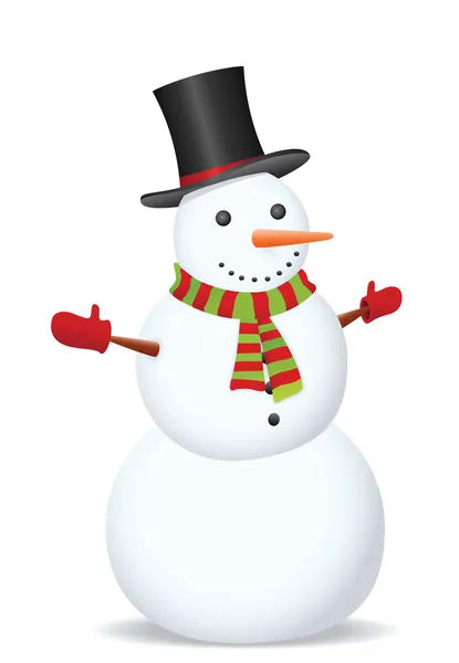 Snowman — Stock Vector