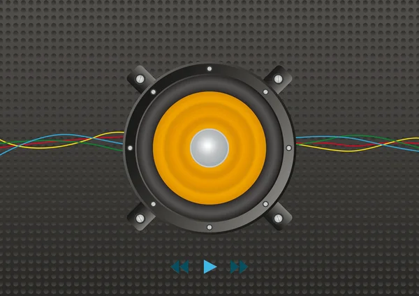 Muziek achtergrond — Stockvector