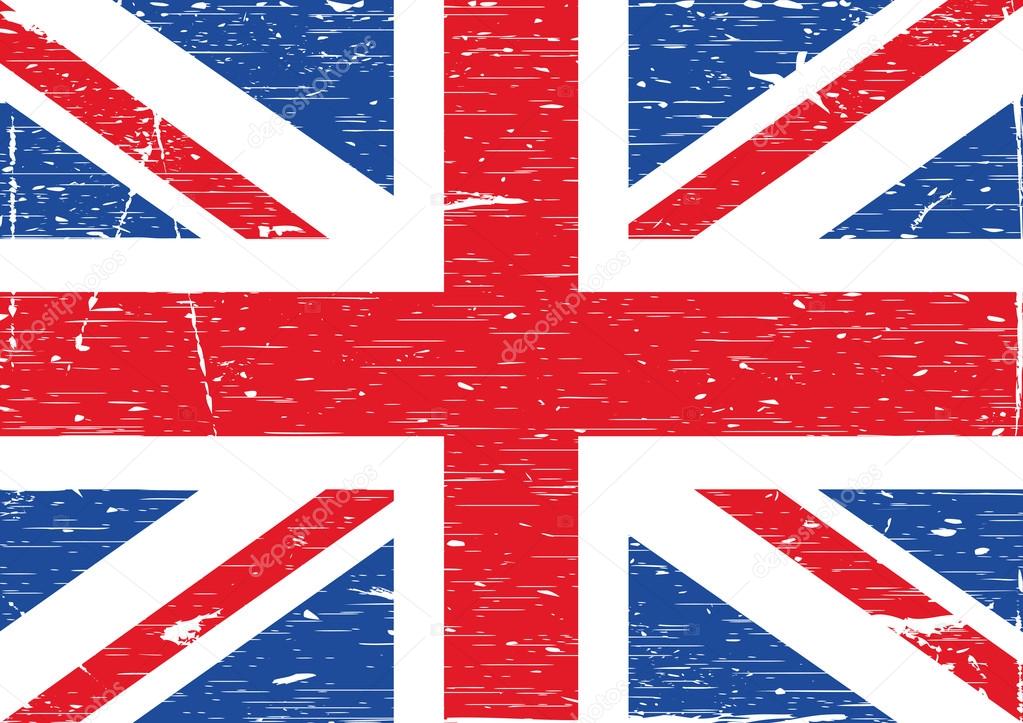 British flag grunge