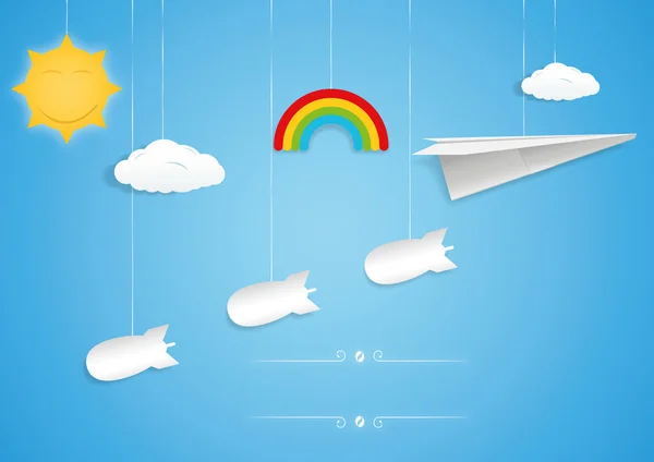 Kağıt Uçak ve bomba oyuncaklar