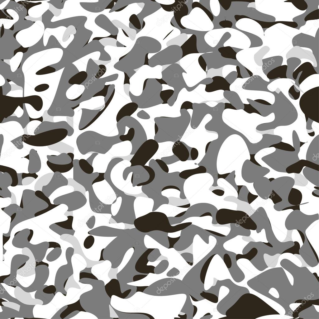 Military camouflage winter pattern