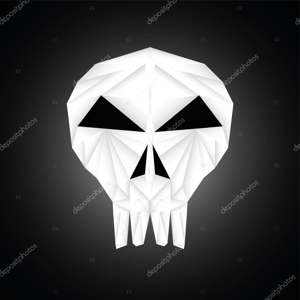 Human skull symbol
