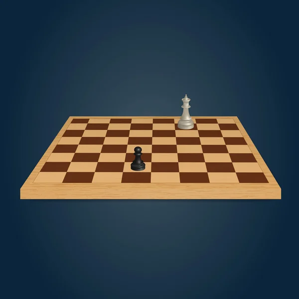 Dřevěné šachovnice — Stockový vektor