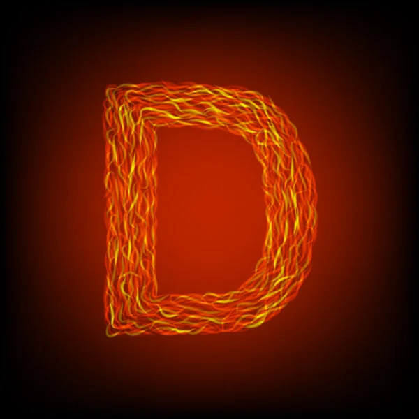 Brand letter d — Stockvector