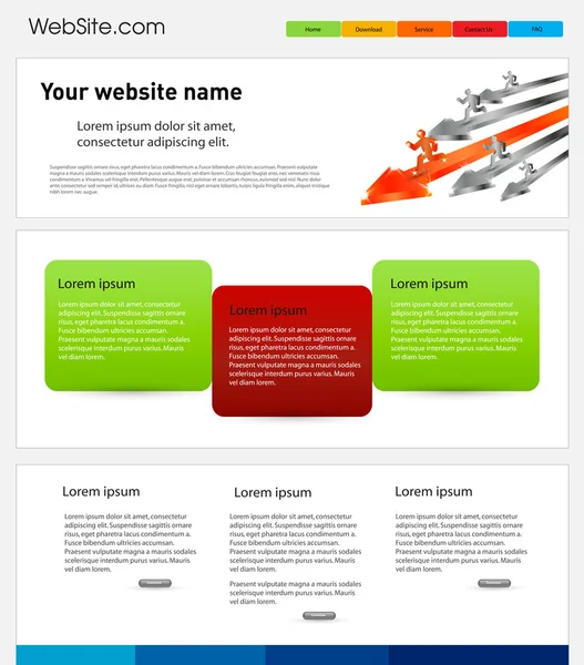 Vetor de Web design — Vetor de Stock