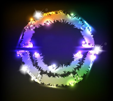 ışık afiş kartı çizim