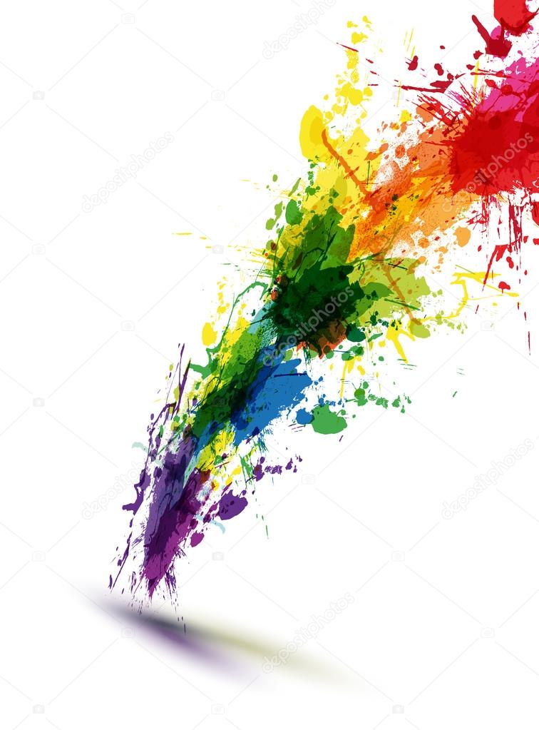 EPS10 vector ink abstract background