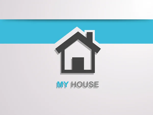 Simbolo casa — Vettoriale Stock