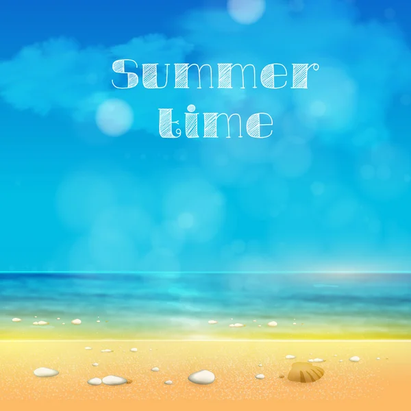 Summer Time, summer background with place for your text easy all — Stock Vector