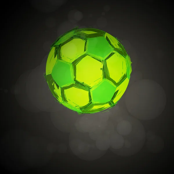 Calcio vettoriale, pallone da calcio — Vettoriale Stock