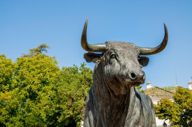 ronda, İspanya boğa heykeli
