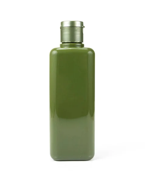 Лосьон Пластиковой Бутылки Изолирован Белом Фоне — стоковое фото