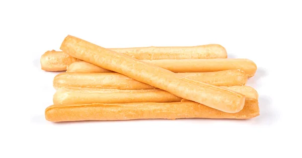 Ψωμί Sticks Λευκό Φόντο — Φωτογραφία Αρχείου
