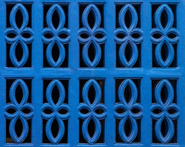 Синяя Стена Брика Качестве Фона — стоковое фото