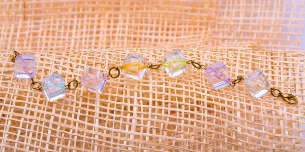 Multi Colored Stone Necklace — ストック写真