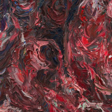 Tuval üzerinde yüzey boyama.