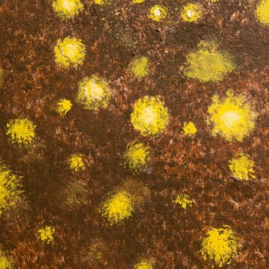 Tuval üzerinde yüzey boyama.