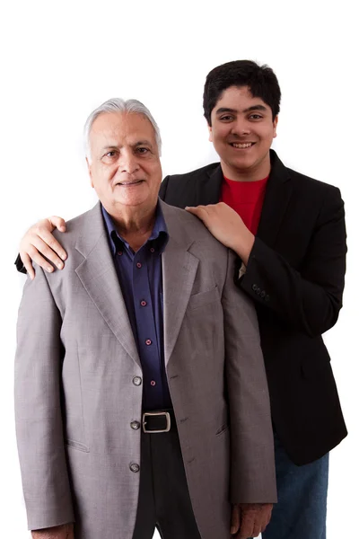 Grandfather and grandson — Stock Photo, Image