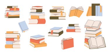 Tasarımınız için el çizimi kitap ögeleri