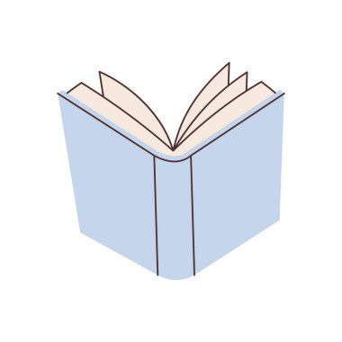 El çizimi kitap ögesi vektörü